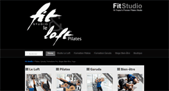 Desktop Screenshot of fitstudio.net